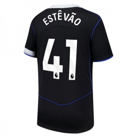 Jalkapallo Peliasut Chelsea Estevao 41 Kolmas Pelipaita 2025-26 Lyhythihainen